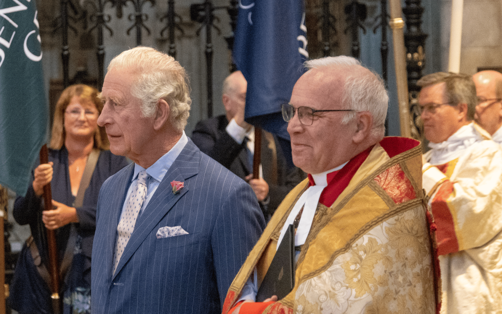 His Majesty, King Charles III Arrival at Westminster Abbey