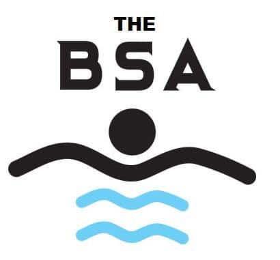 the black swimming association logo