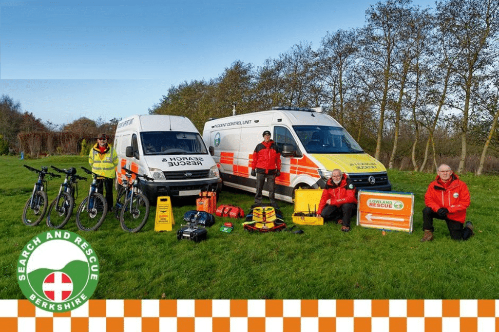 Two rescue vans and equipment