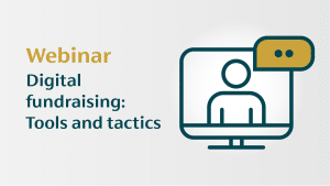 Digital fundraising tools and tactics webinar