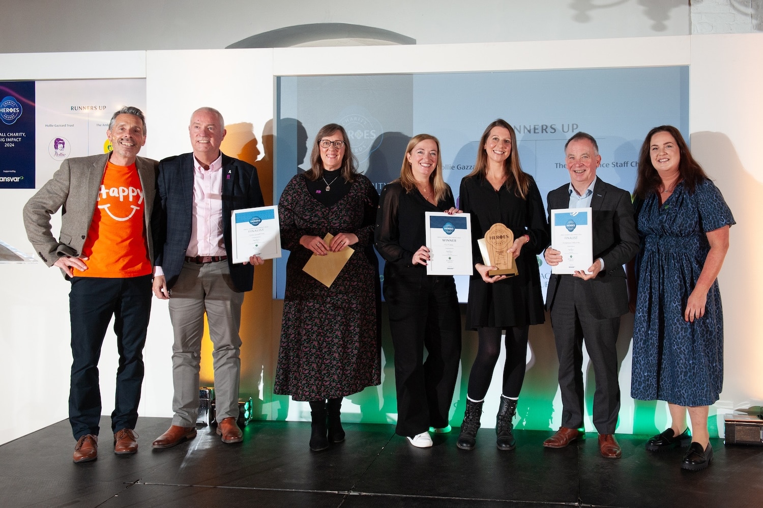 Small Charity Big Impact award winners 2024