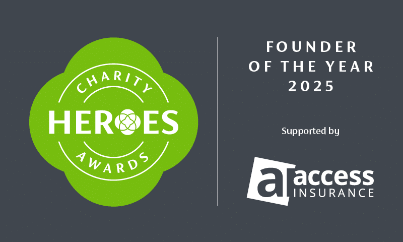 Founder of the year 2025 - Charity Heroes Awards