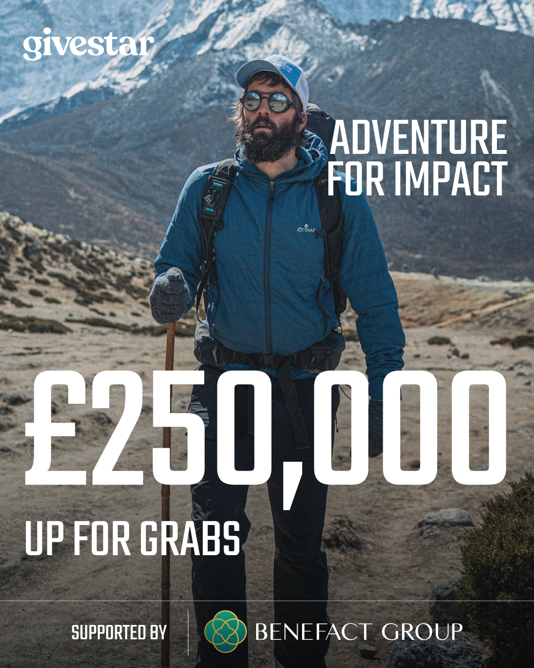 adventure for impact £250,000 up for grabs