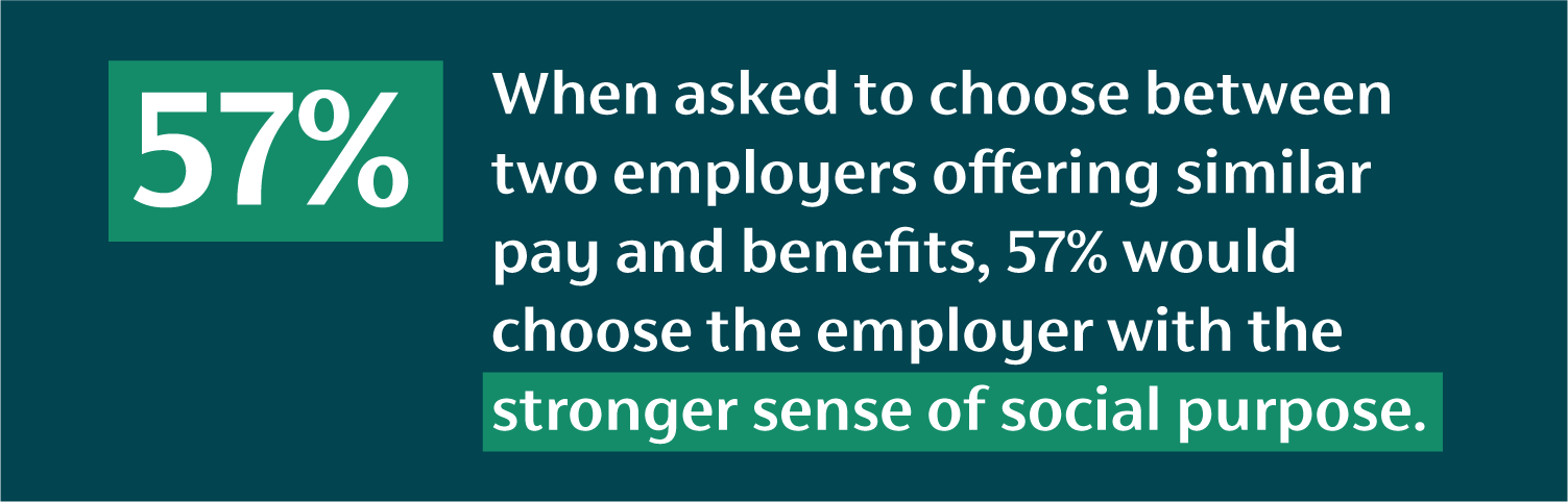 strong social purpose